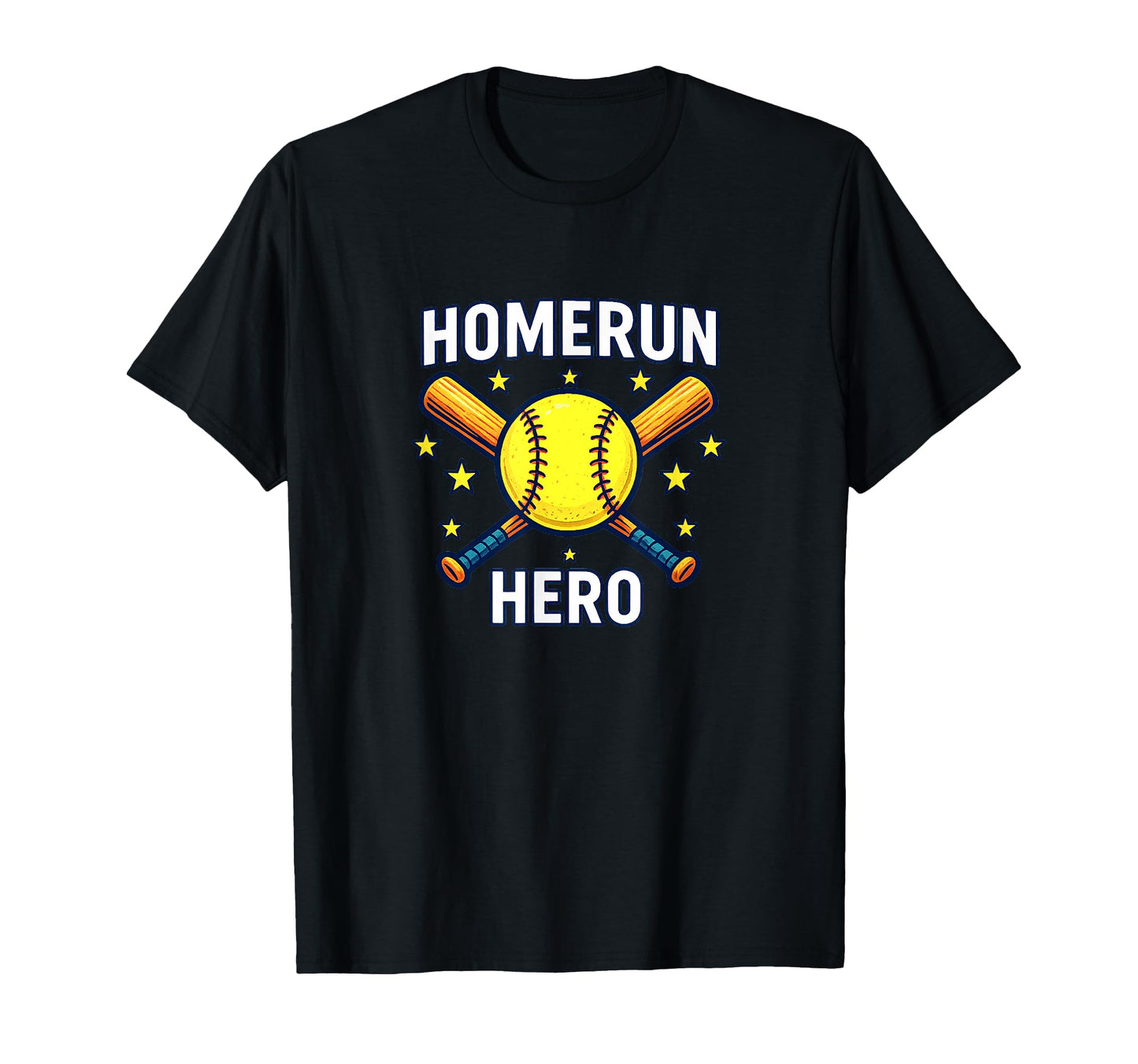 Homerun Hero Softball T-Shirt - Aesthetic Graphic Unisex - T-Shirt, Sweatshirt, Hoodie