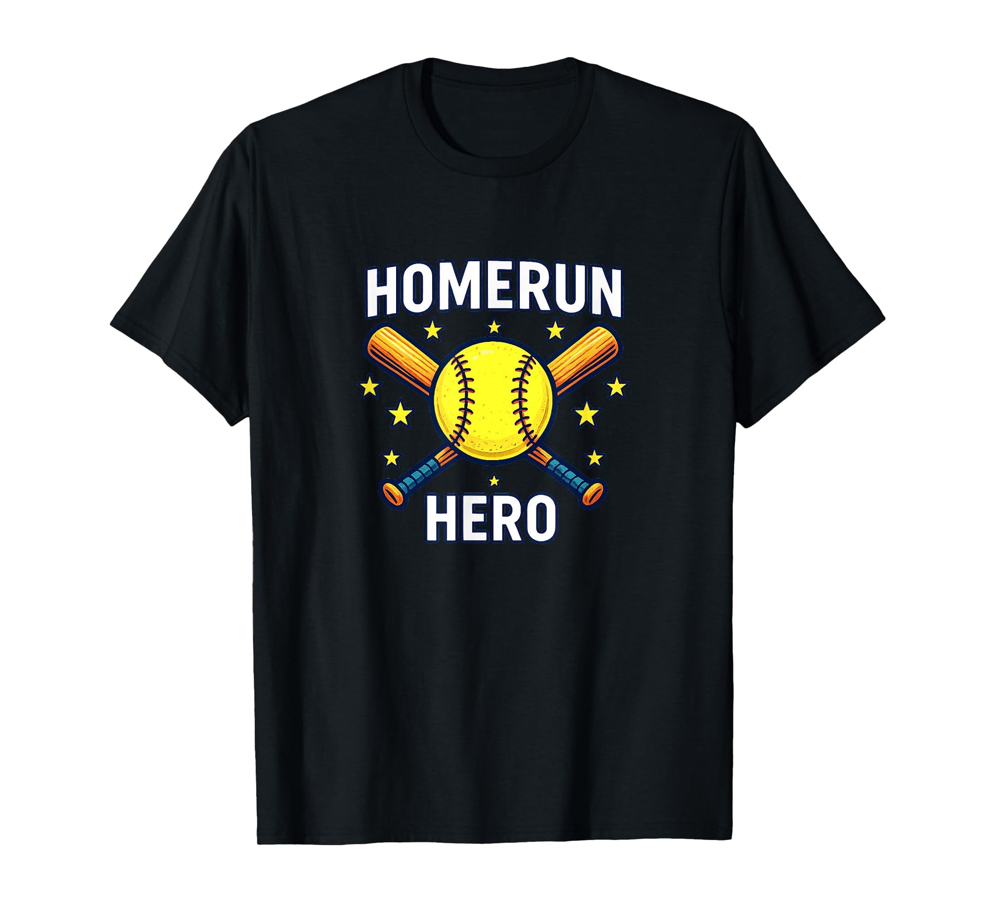 Homerun Hero Softball T-Shirt - Aesthetic Graphic Unisex - T-Shirt, Sweatshirt, Hoodie