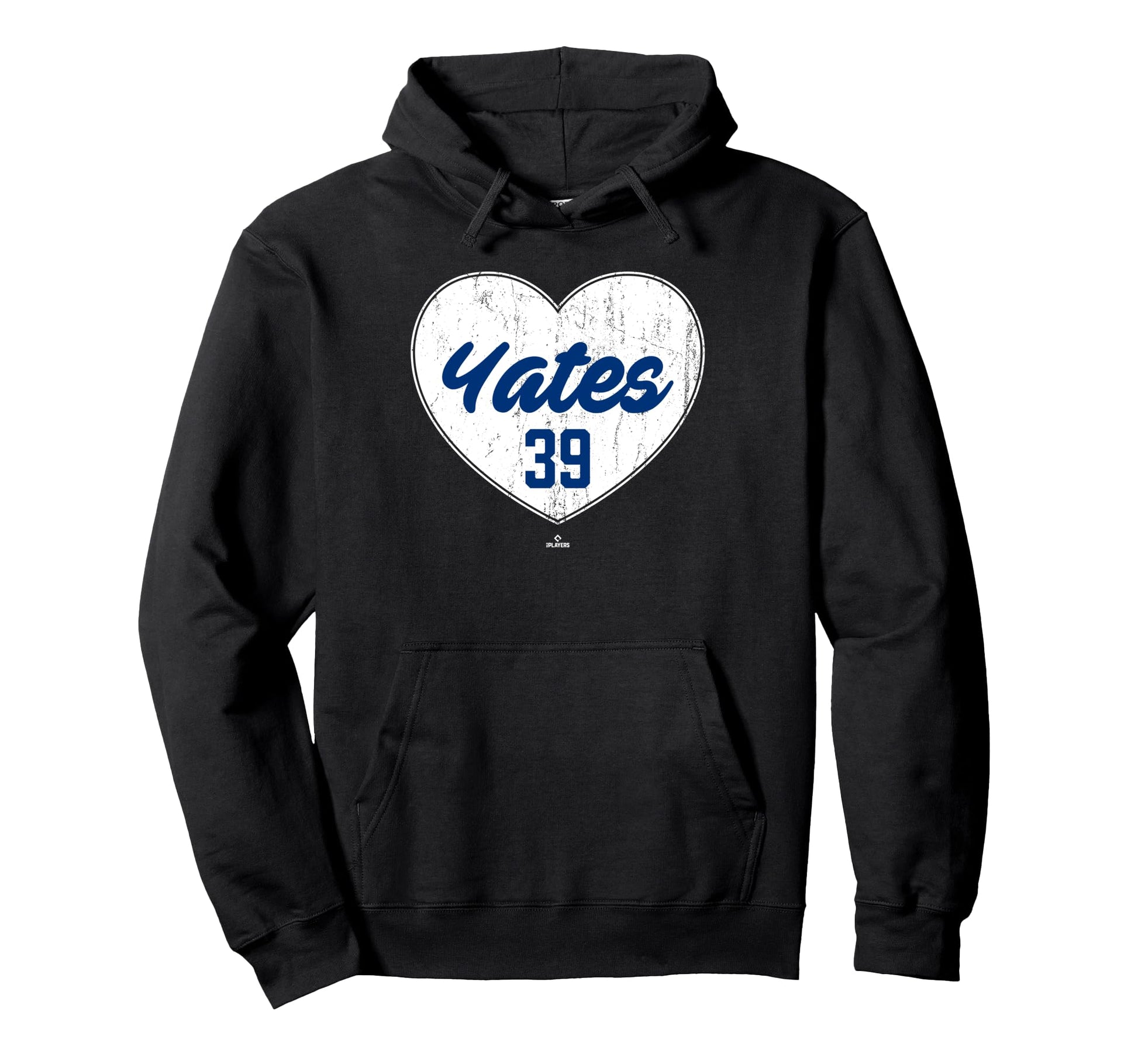 Distressed Heart Kirby Yates Texas Hoodie - Graphic Print for Adults - T-Shirt, Sweatshirt, Hoodie