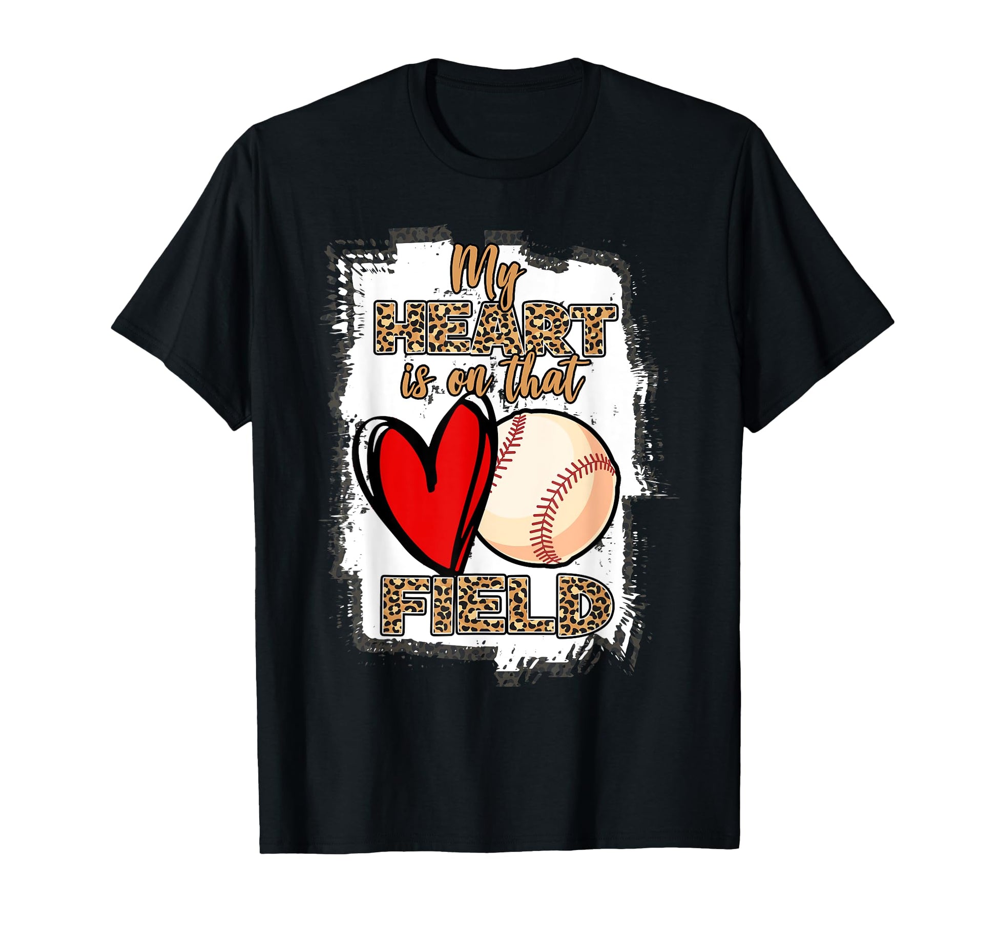Baseball Player Leopard Cheetah T-Shirt - Streetwear Style for Adults - T-Shirt, Sweatshirt, Hoodie