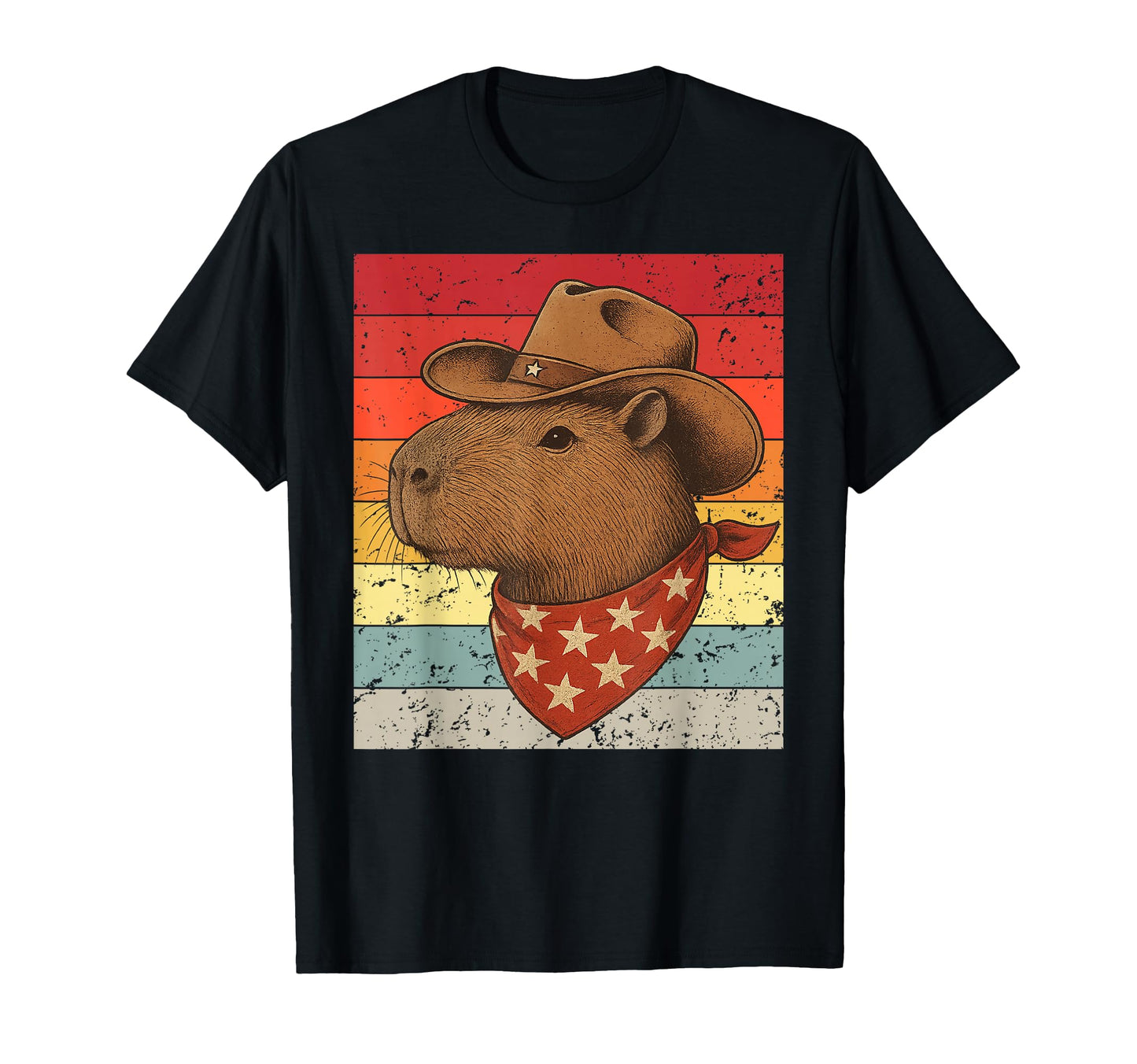 Capybara Cowboy Capy T-Shirt - Novelty Apparel Men Women - T-Shirt, Sweatshirt, Hoodie