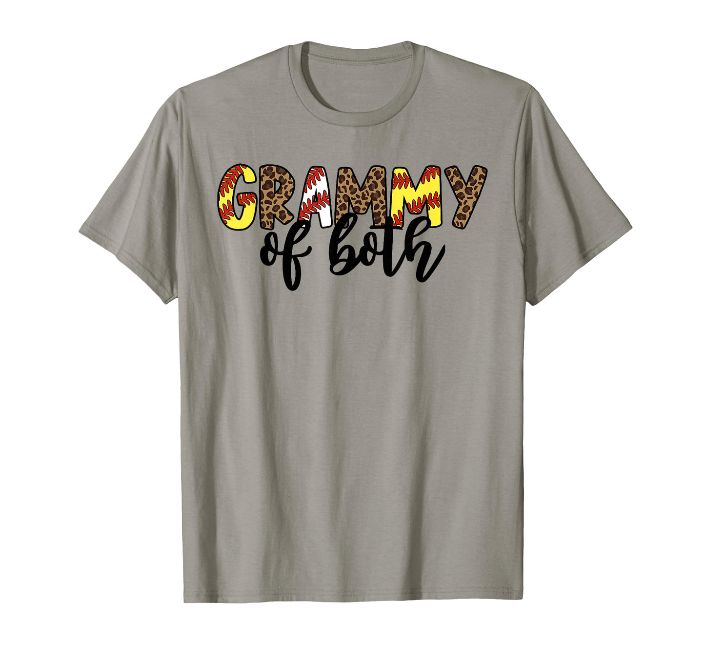 Leopard Grammy Both Baseball Softball T-Shirt - Streetwear Style Unisex - T-Shirt, Sweatshirt, Hoodie