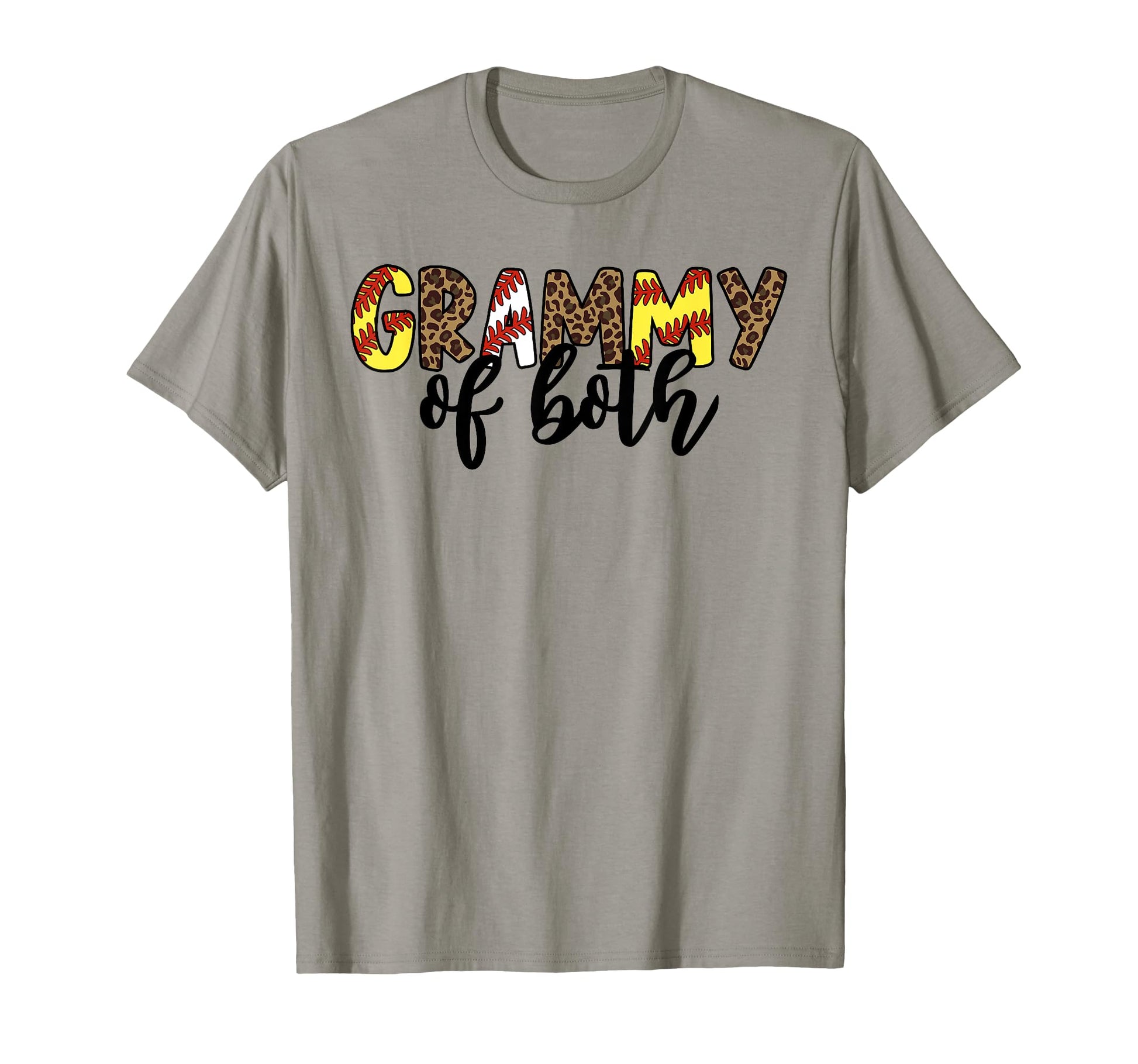 Leopard Grammy Both Baseball Softball T-Shirt - Streetwear Style Unisex - T-Shirt, Sweatshirt, Hoodie
