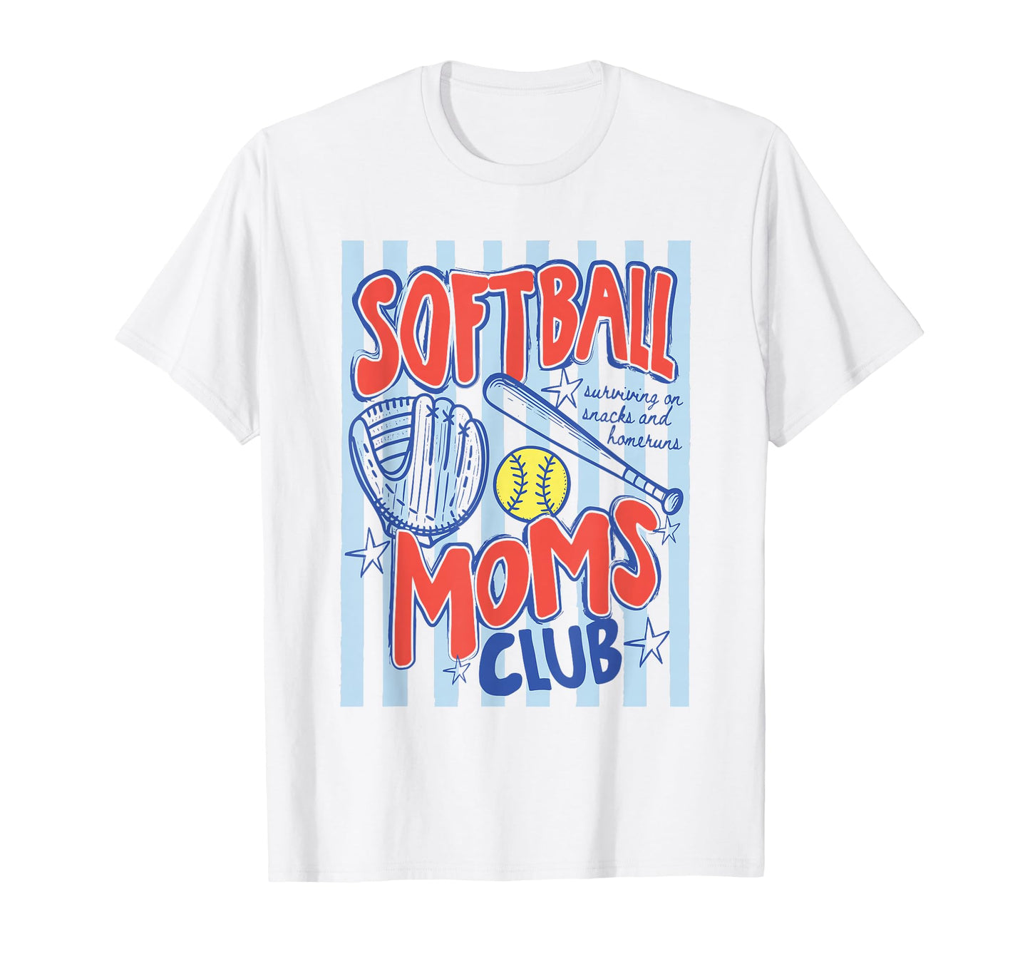 Softball Mom Squad Snacks Homeruns T-Shirt - Streetwear Style Men Women - T-Shirt, Sweatshirt, Hoodie