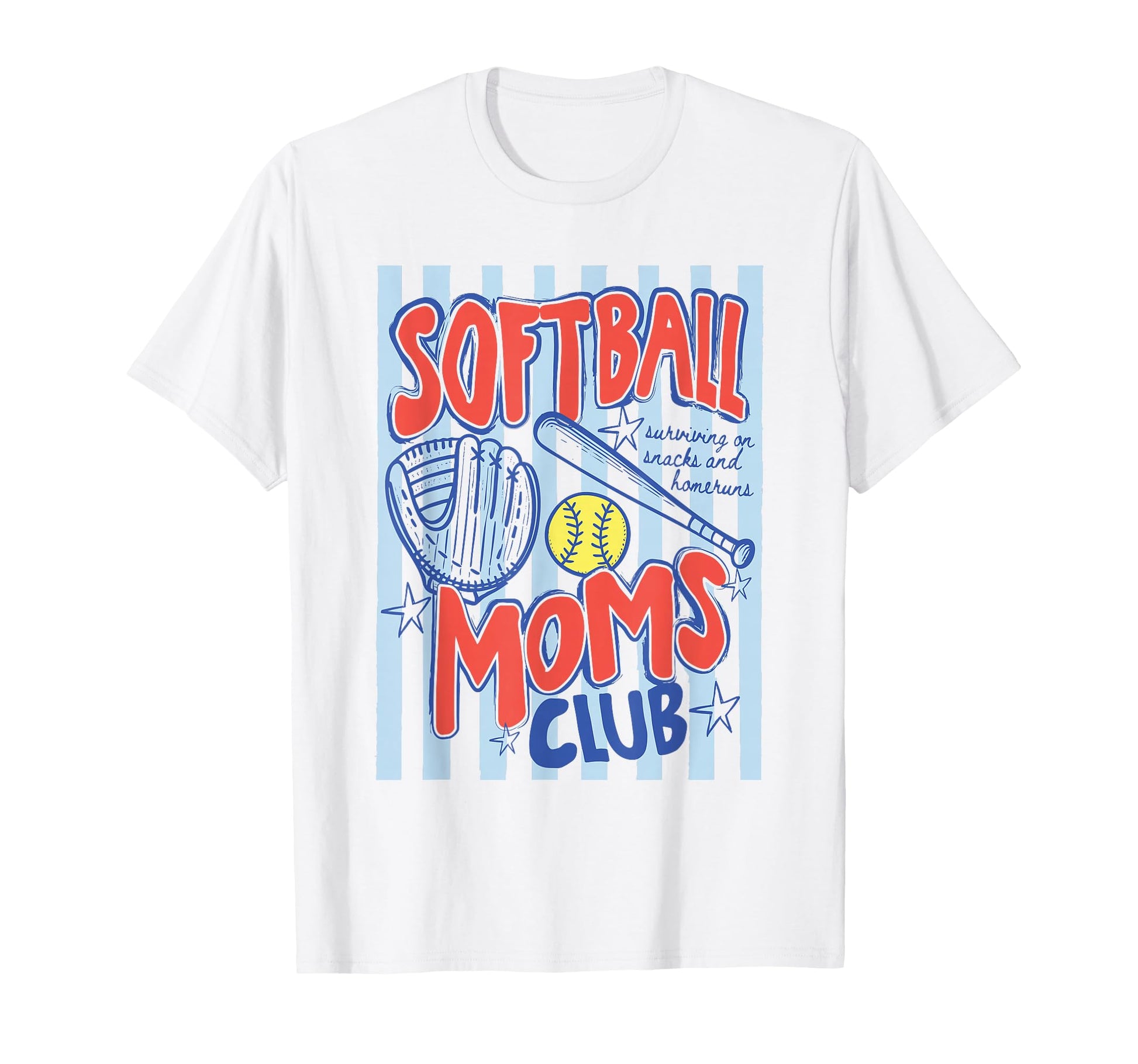 Softball Mom Squad Snacks Homeruns T-Shirt - Streetwear Style Men Women - T-Shirt, Sweatshirt, Hoodie