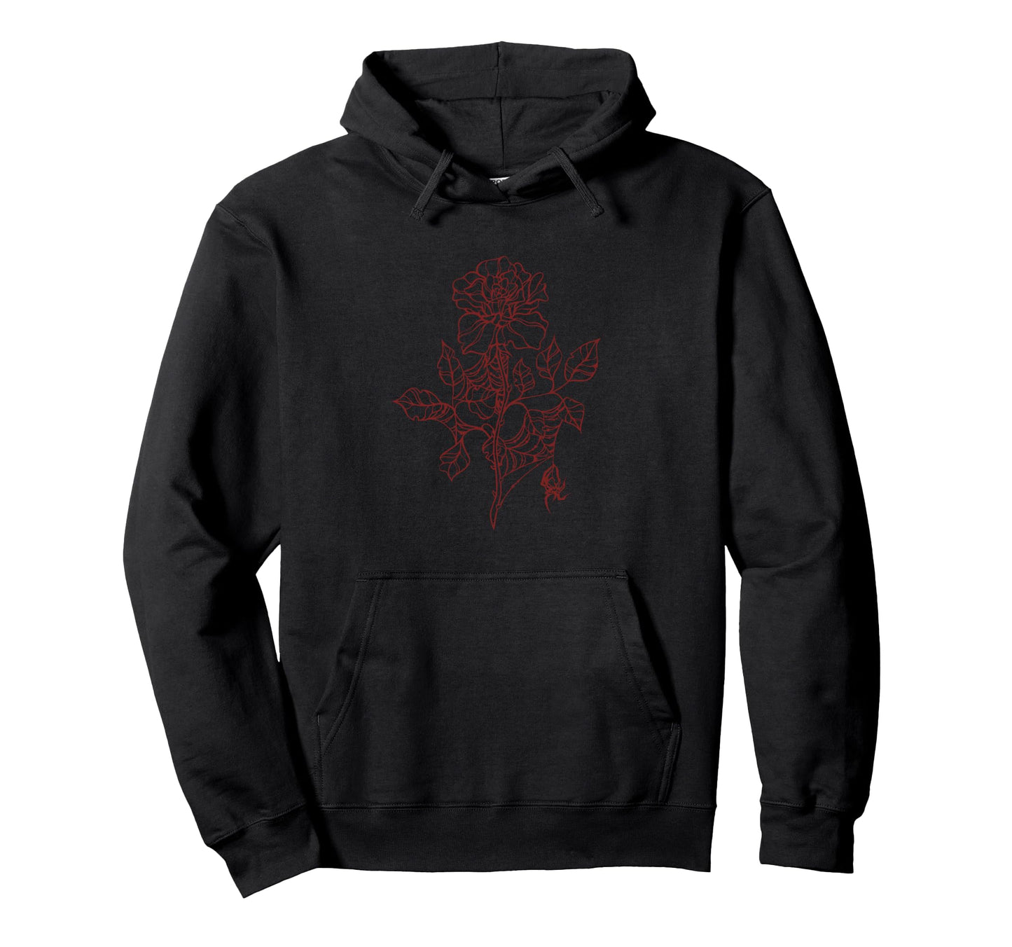 Emo Goth Alt Fairy Grunge Y2K Flower Hoodie - Graphic Print for Adults - T-Shirt, Sweatshirt, Hoodie