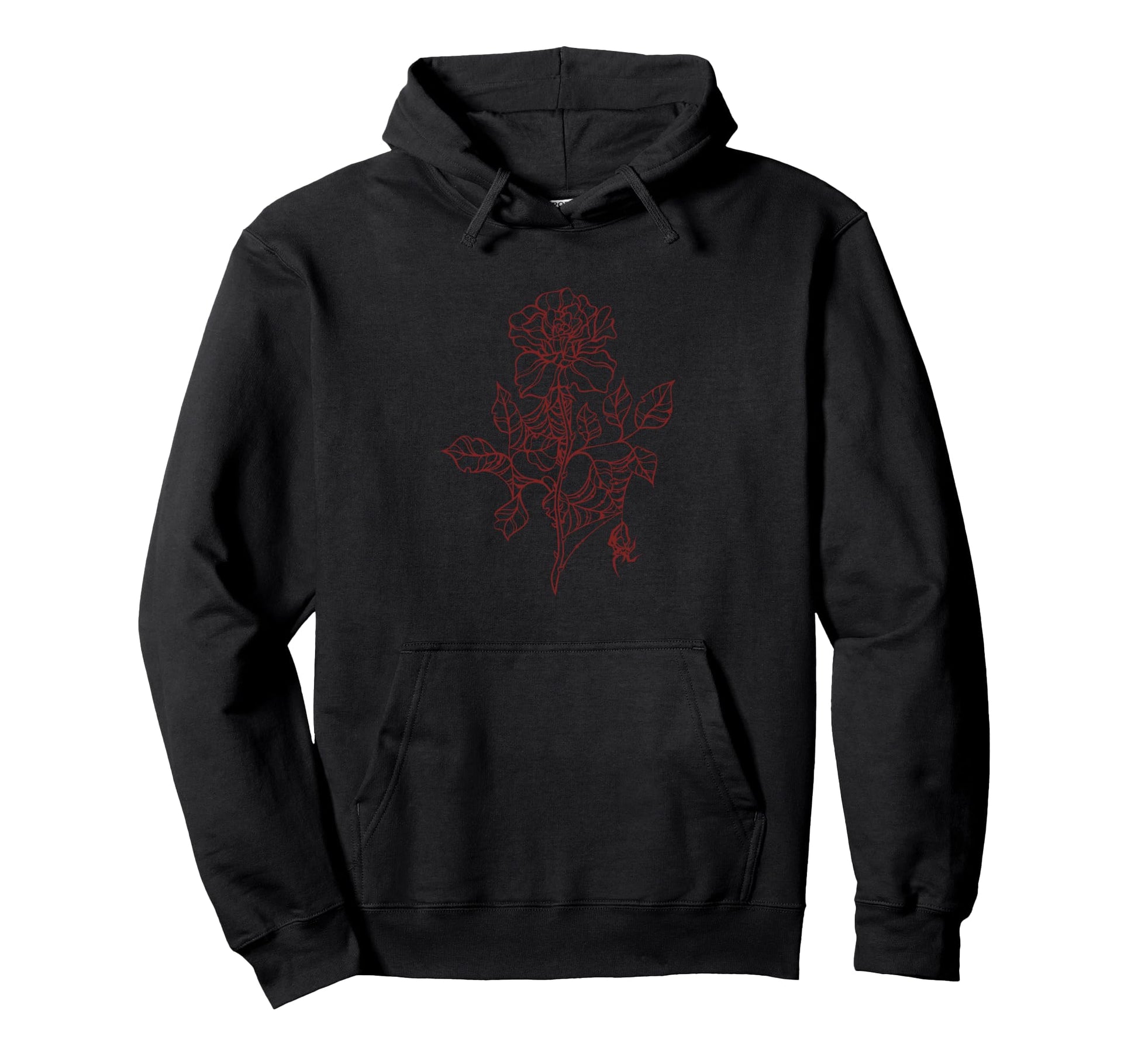 Emo Goth Alt Fairy Grunge Y2K Flower Hoodie - Graphic Print for Adults - T-Shirt, Sweatshirt, Hoodie
