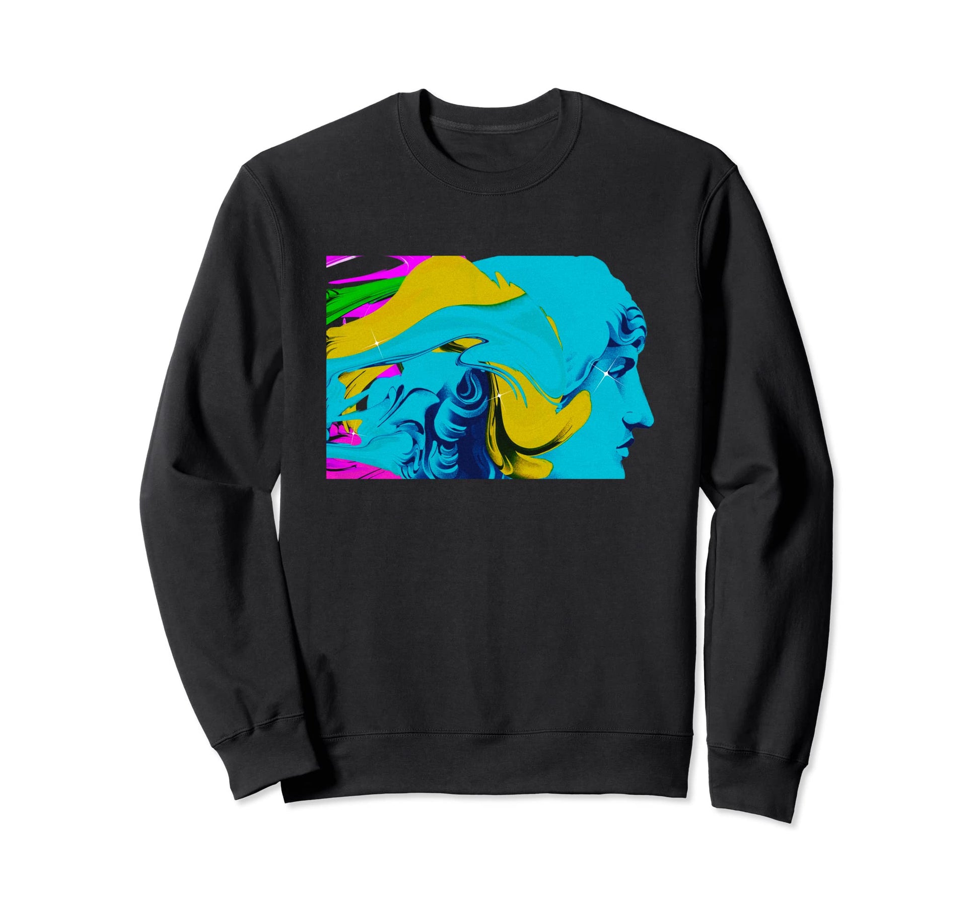Aesthetic Vaporwave Synthwave Sweatshirt - Graphic Print for Adults - T-Shirt, Sweatshirt, Hoodie
