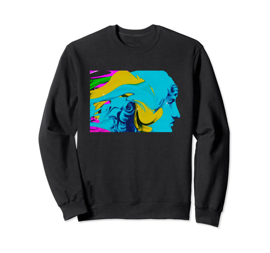 Aesthetic Vaporwave Synthwave Sweatshirt - Graphic Print for Adults - T-Shirt, Sweatshirt, Hoodie