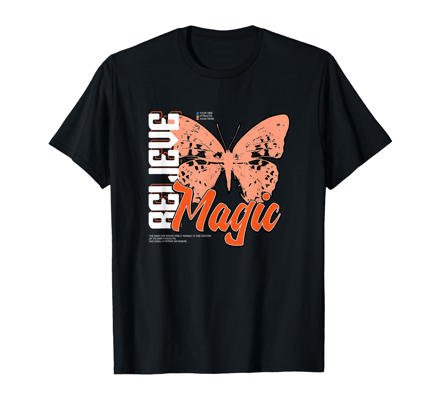 Butterfly Magic Y2K Grunge Aesthetic T-Shirt - Streetwear Style for Adults - T-Shirt, Sweatshirt, Hoodie