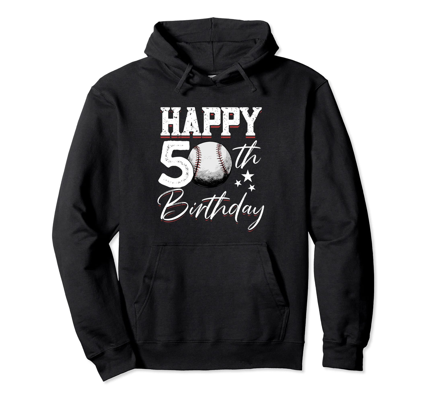 50 Years Old Baseball 50Th Birthday Hoodie - Unique Graphic Men Women - T-Shirt, Sweatshirt, Hoodie