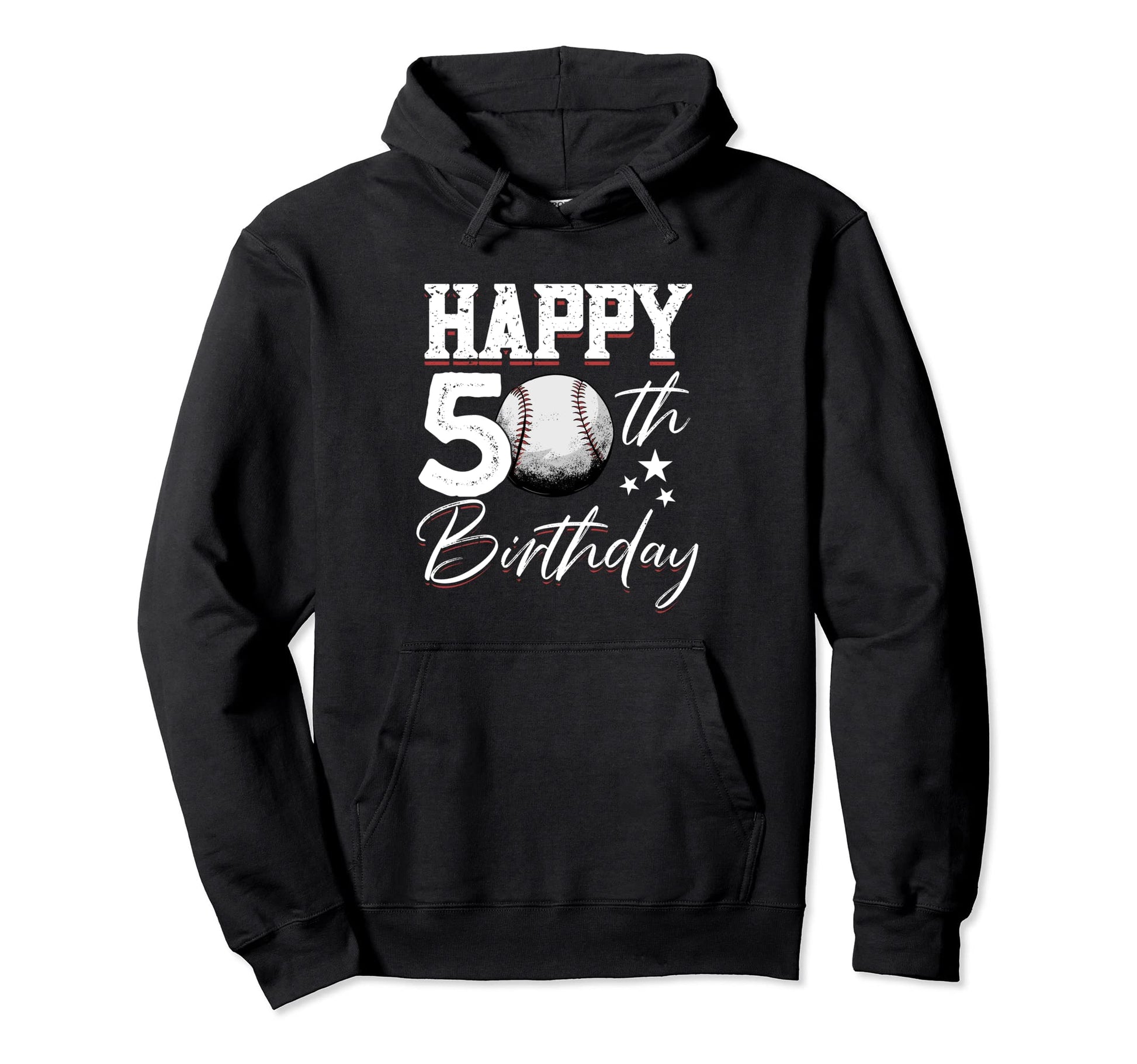 50 Years Old Baseball 50Th Birthday Hoodie - Unique Graphic Men Women - T-Shirt, Sweatshirt, Hoodie