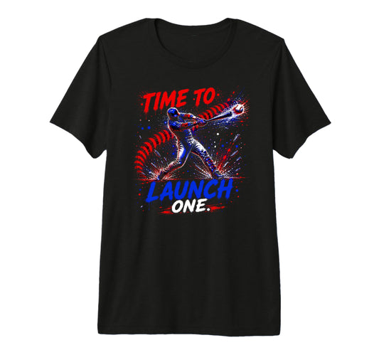 Baseball Homerun Batter Time To T-Shirt - Minimalist Print Men Women - T-Shirt, Sweatshirt, Hoodie