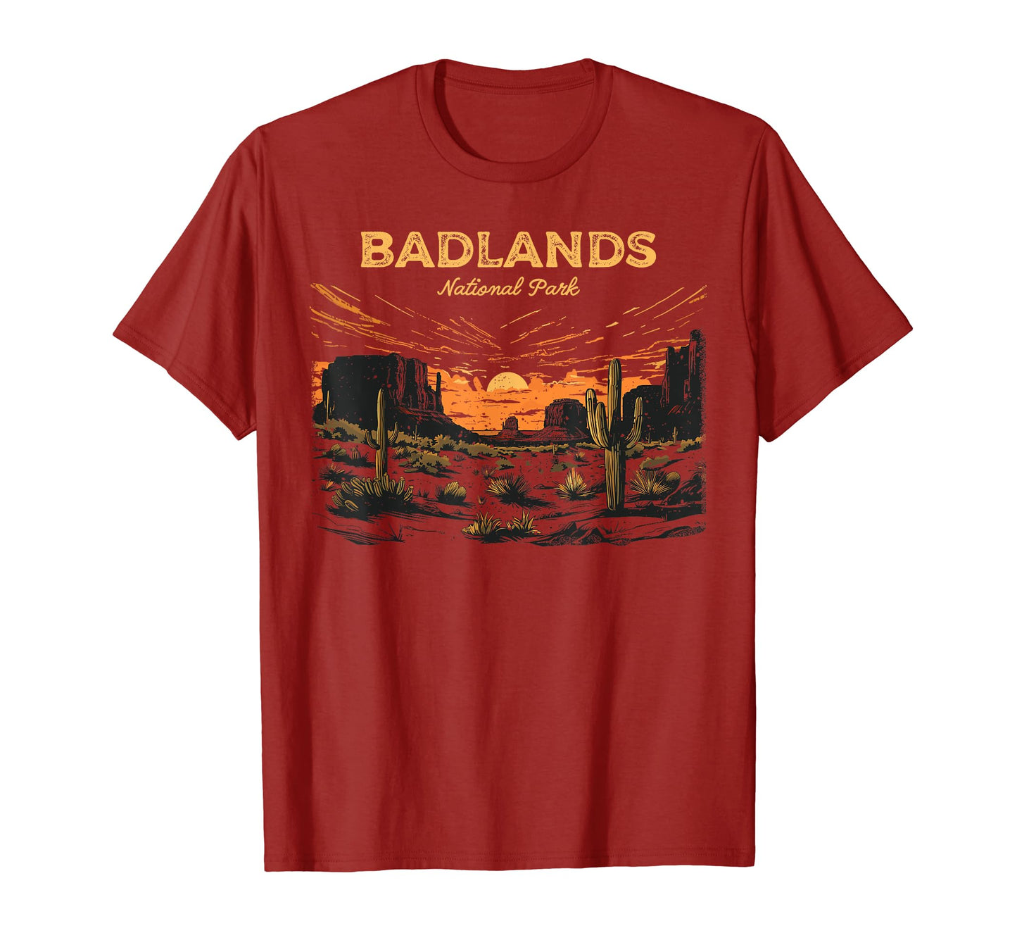 Badlands National Park South Dakota T-Shirt - Trendy Graphic for Adults - T-Shirt, Sweatshirt, Hoodie