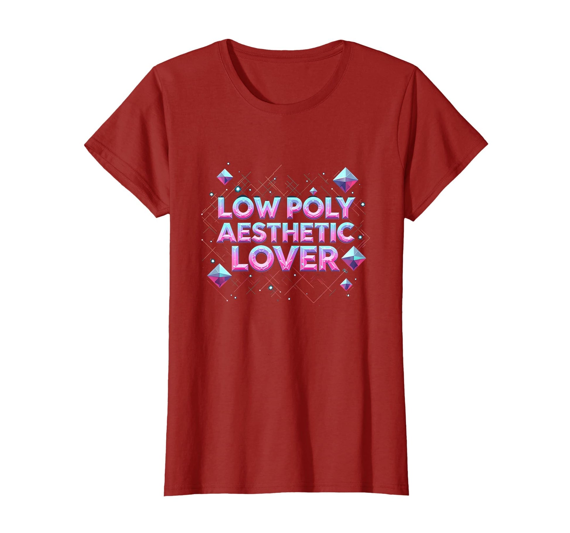 Y2K Low Poly Aesthetic Lover Digital T-Shirt - Fun Novelty Design Unisex - T-Shirt, Sweatshirt, Hoodie