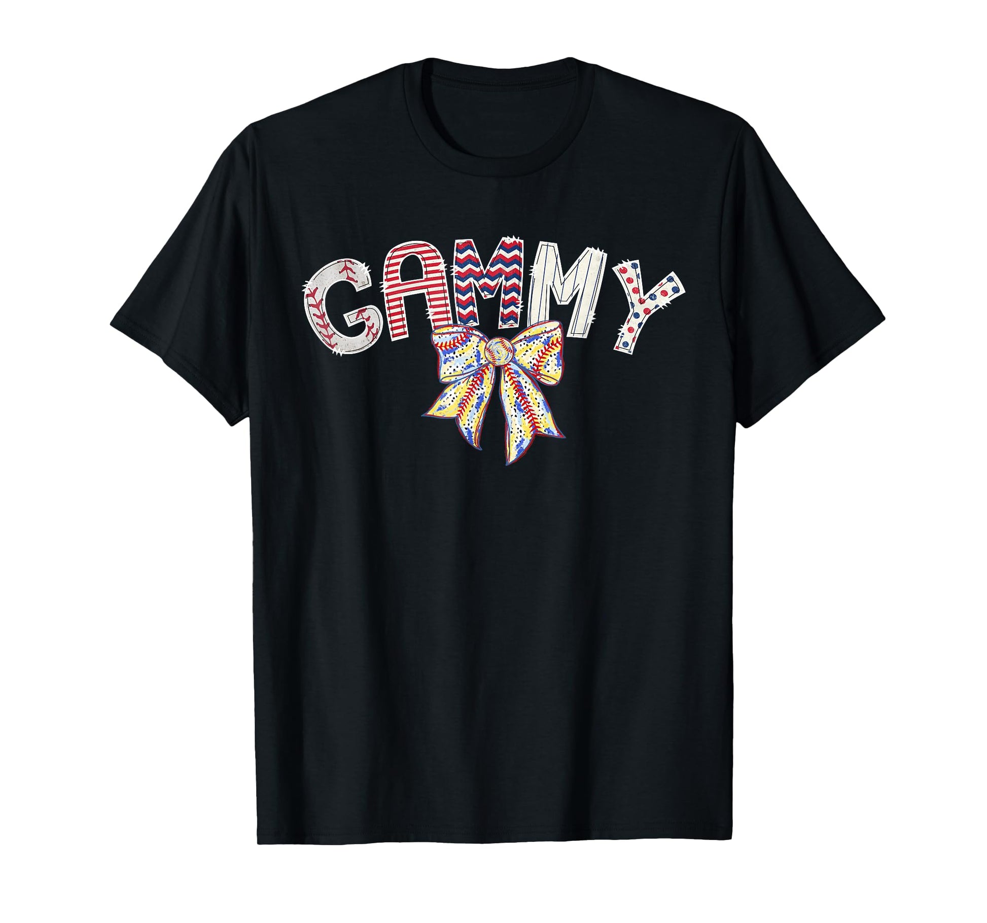 Baseball Gammy Coquette Bow Game T-Shirt - Aesthetic Graphic for Adults - T-Shirt, Sweatshirt, Hoodie