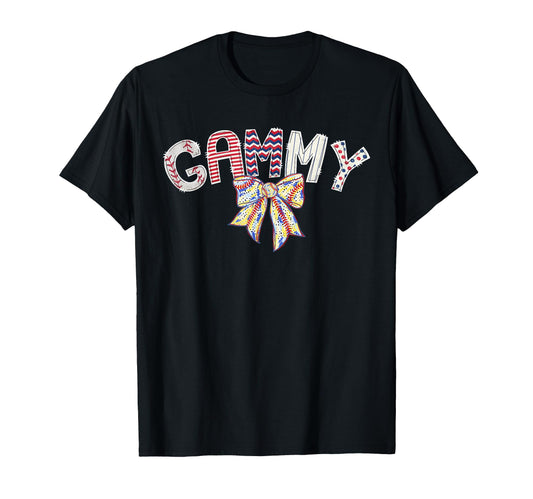 Baseball Gammy Coquette Bow Game T-Shirt - Aesthetic Graphic for Adults - T-Shirt, Sweatshirt, Hoodie