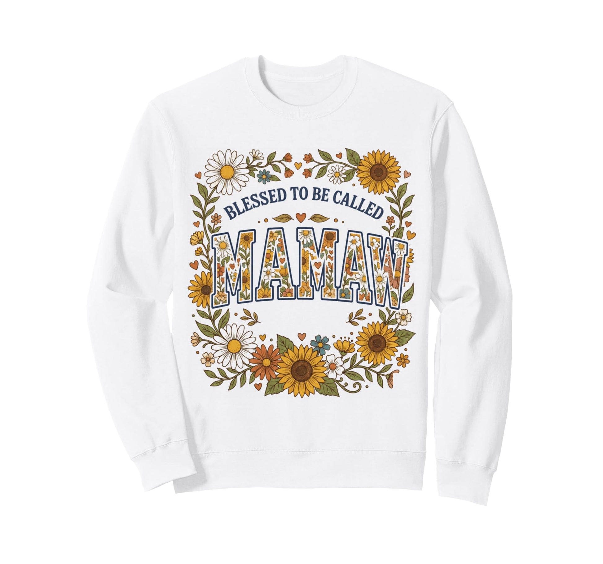 Blessed To Be Called Mamaw Sweatshirt - Fun Novelty Design for Adults - T-Shirt, Sweatshirt, Hoodie