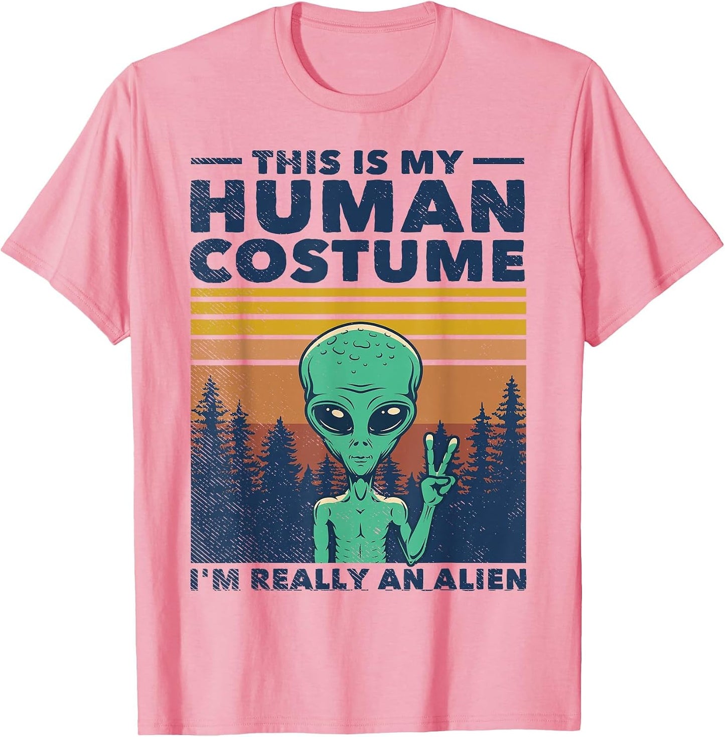 Funny Alien Gifts Space Galaxy UFO Merch - Adult & Kids T-Shirts, Sweatshirts & Hoodies apparel design preview 1