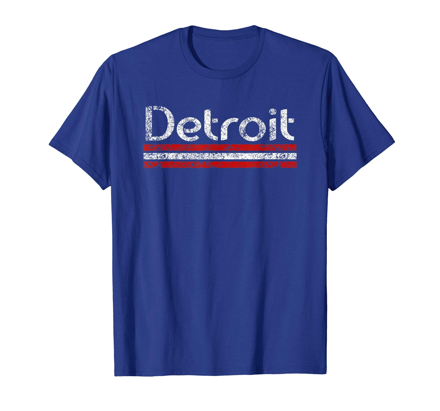 Detroit Michigan Weathered Stripe T-Shirt - Streetwear Style Unisex - T-Shirt, Sweatshirt, Hoodie