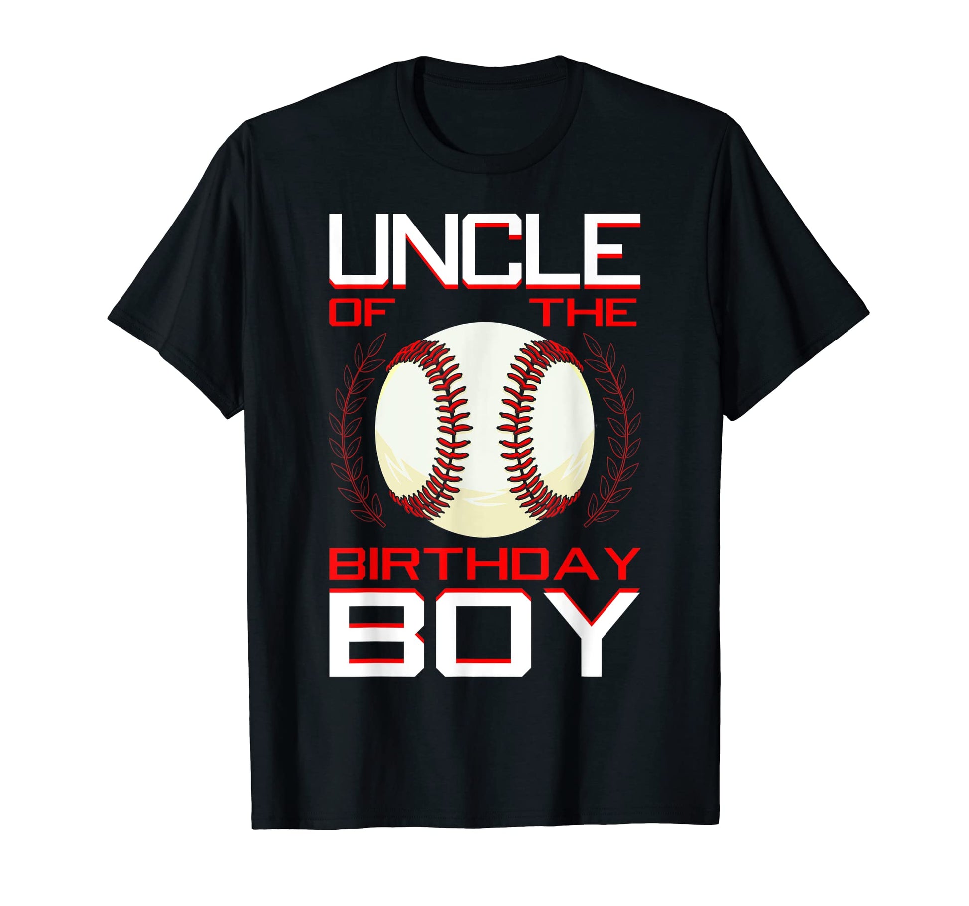 Uncle Birthday Baseball Theme Bday Party T-Shirt - Aesthetic Graphic Unisex - T-Shirt, Sweatshirt, Hoodie
