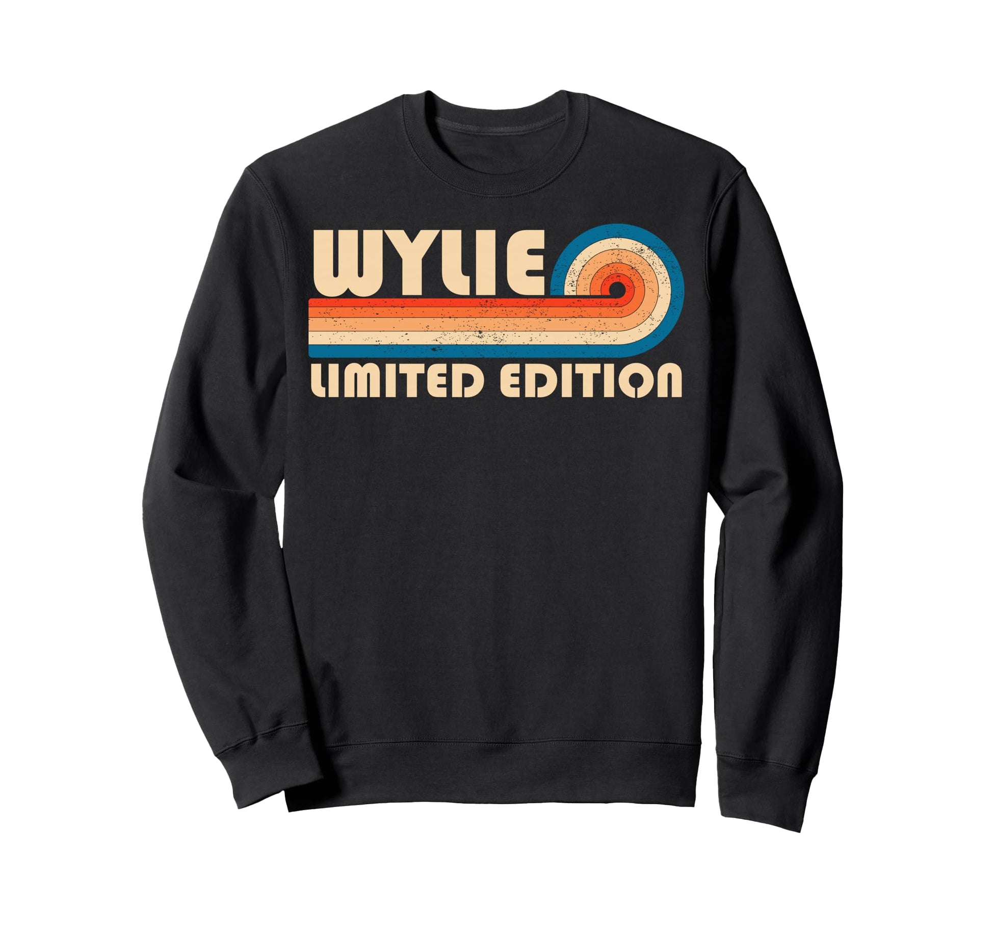 Wylie 70S 80S Sunset Stripe Sweatshirt - Graphic Print Unisex - T-Shirt, Sweatshirt, Hoodie