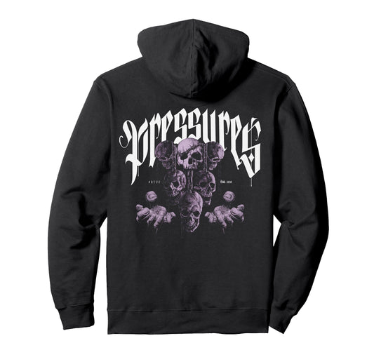 Back Y2K Streetwear Skull Hoodie - Novelty Apparel for Adults - T-Shirt, Sweatshirt, Hoodie