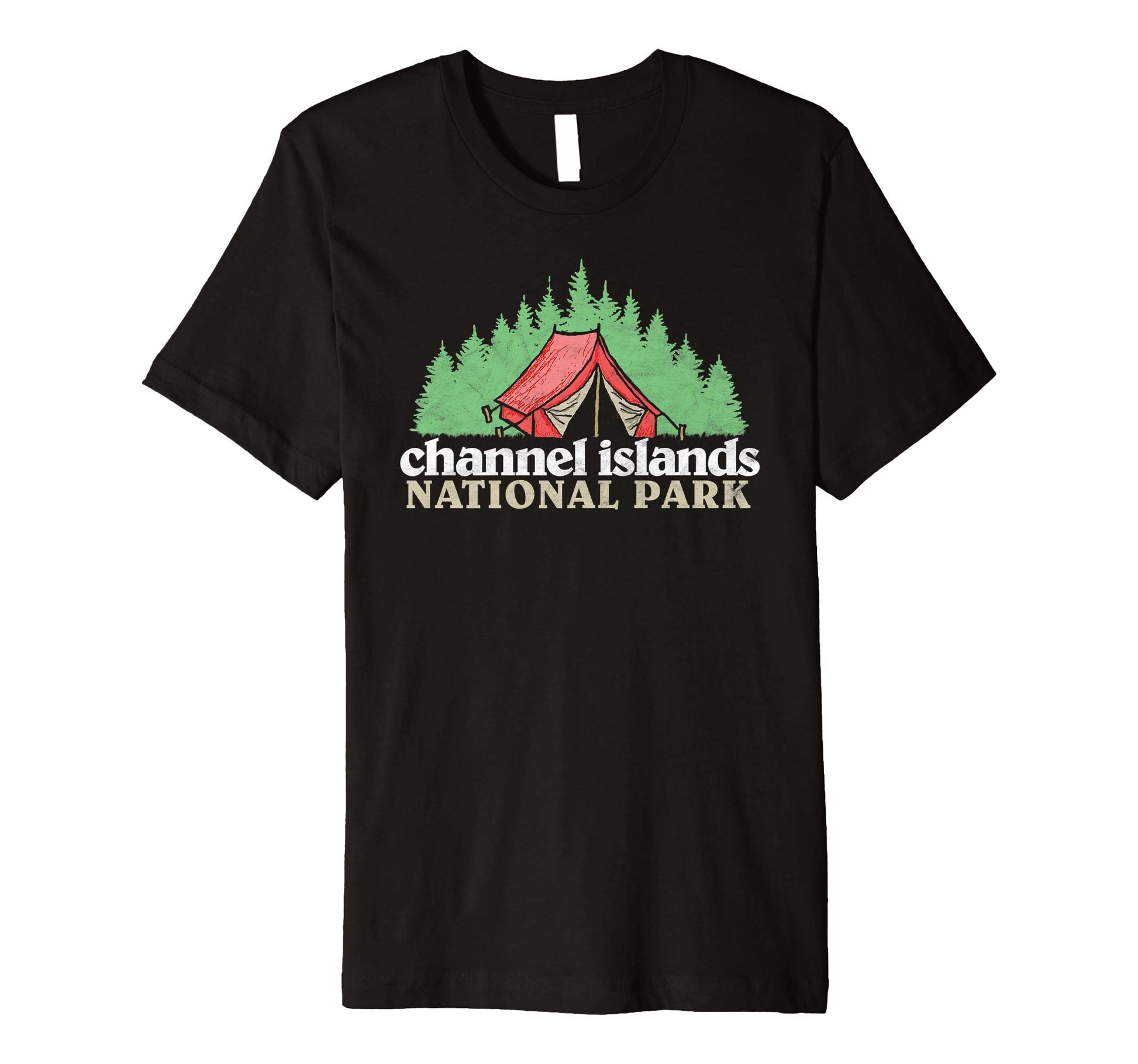 Channel Islands National Park Tent T-Shirt - Fun Novelty Design Men Women - T-Shirt, Sweatshirt, Hoodie