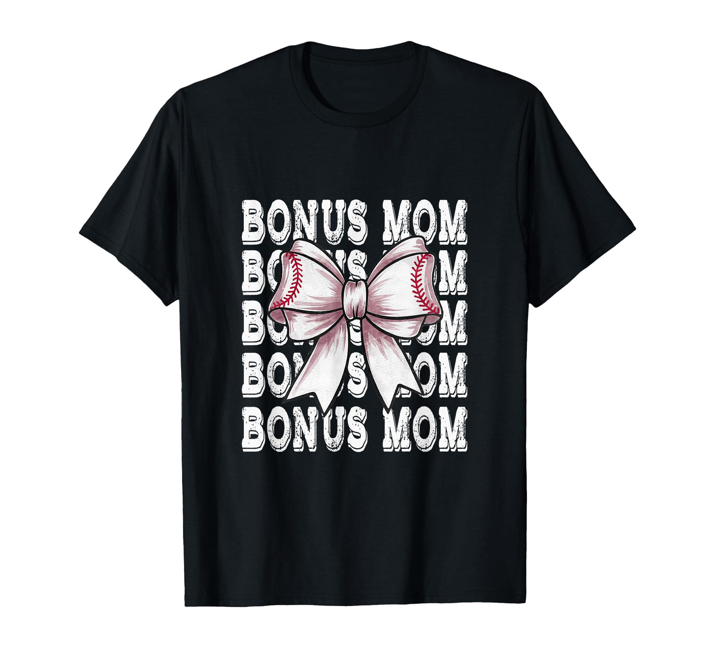 Coquette Baseball Bonus Mom Matching T-Shirt - Minimalist Print Unisex - T-Shirt, Sweatshirt, Hoodie
