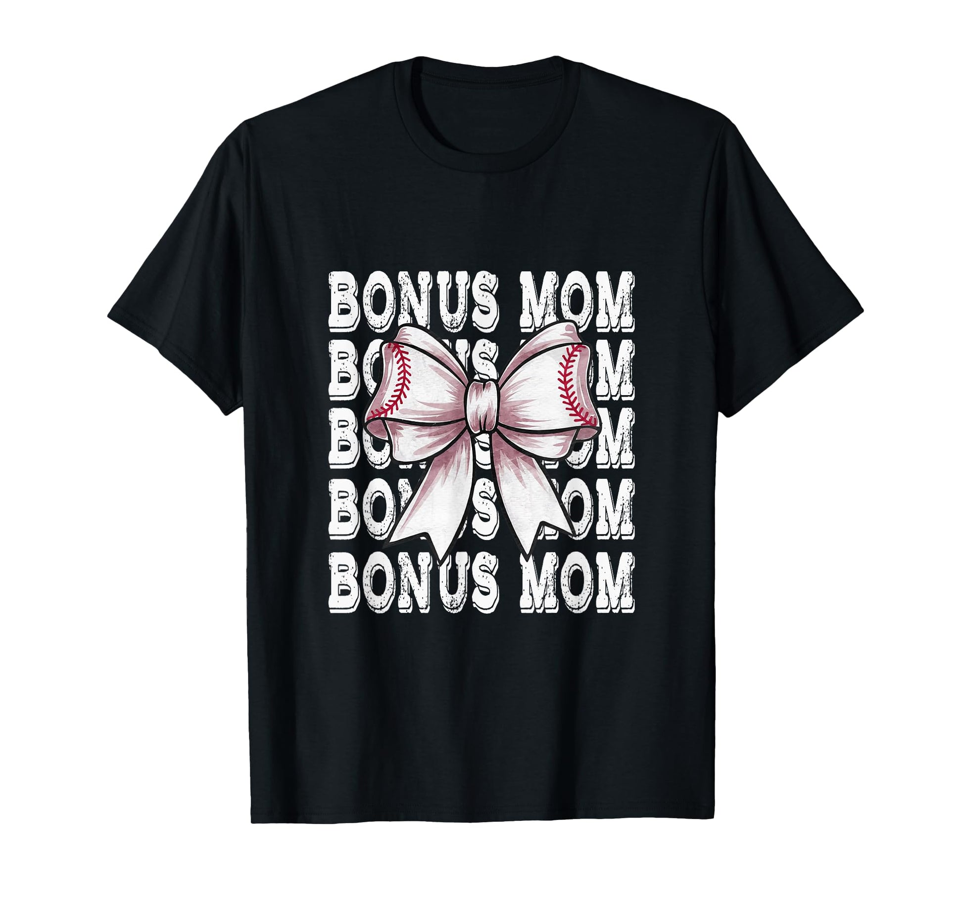 Coquette Baseball Bonus Mom Matching T-Shirt - Minimalist Print Unisex - T-Shirt, Sweatshirt, Hoodie