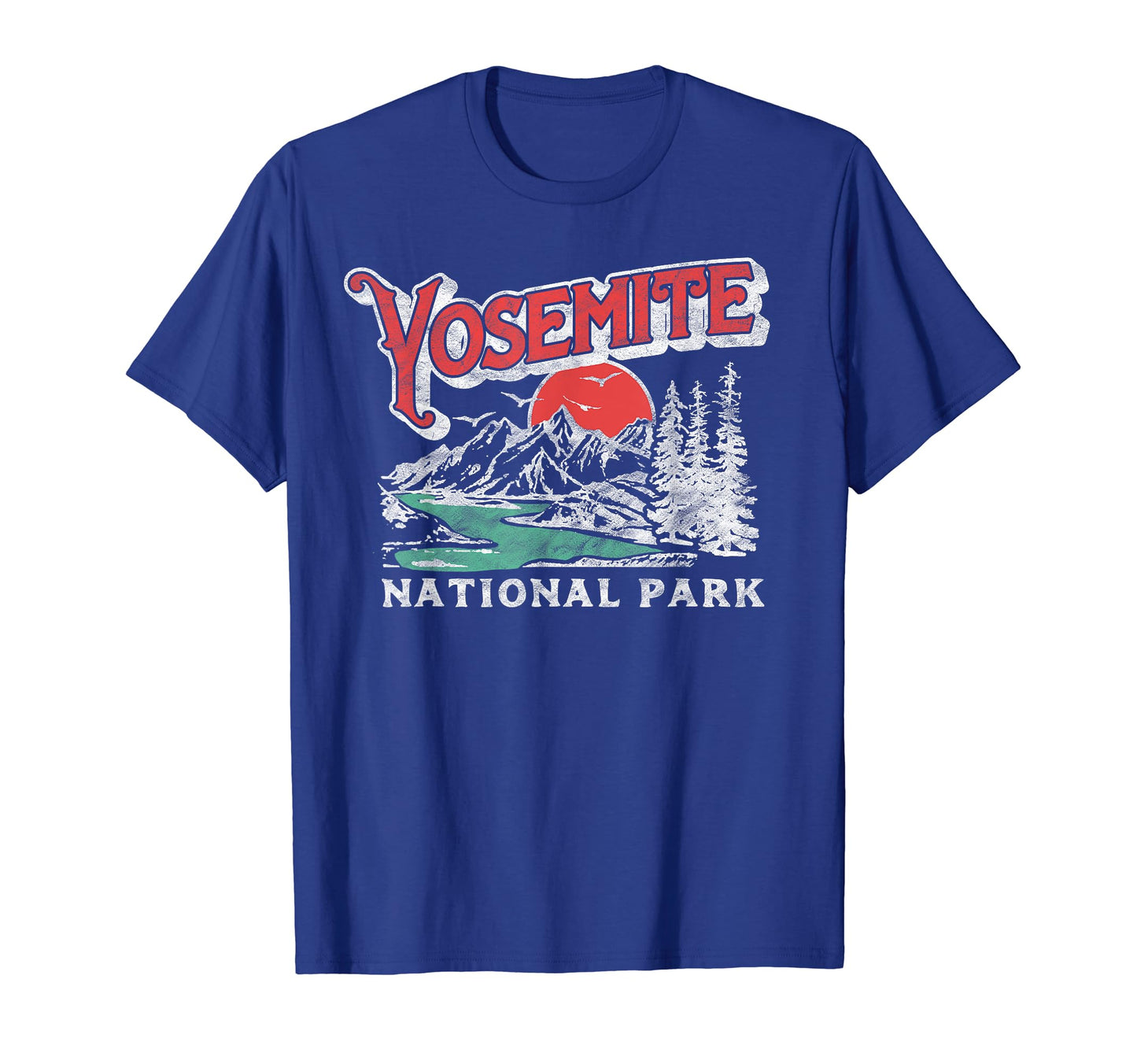 Yosemite National Park 80S T-Shirt - Casual Everyday Wear Men Women - T-Shirt, Sweatshirt, Hoodie