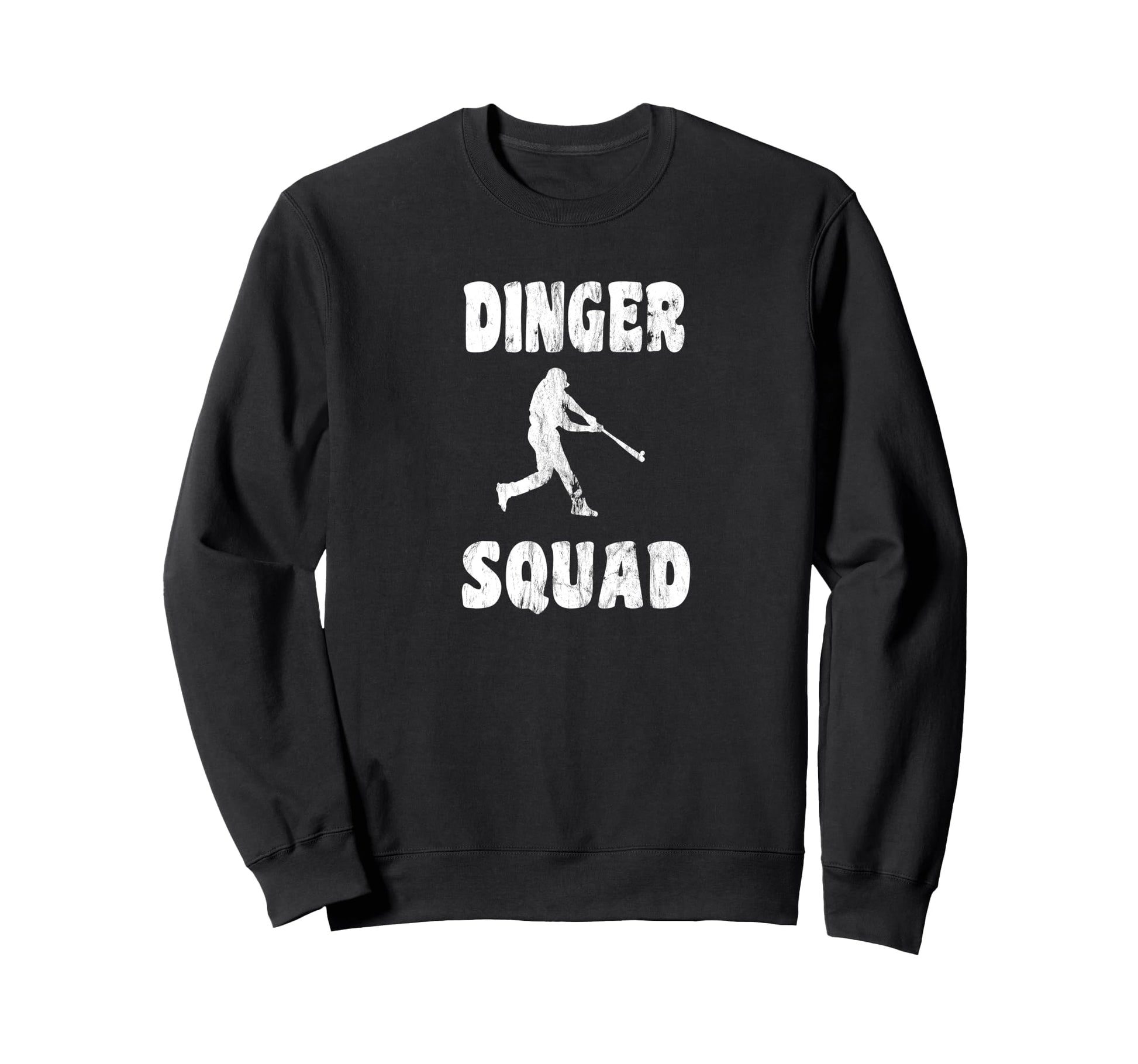 Homerun Dinger Hr Batter Bat Ball Sweatshirt - Custom Art Print for Adults - T-Shirt, Sweatshirt, Hoodie