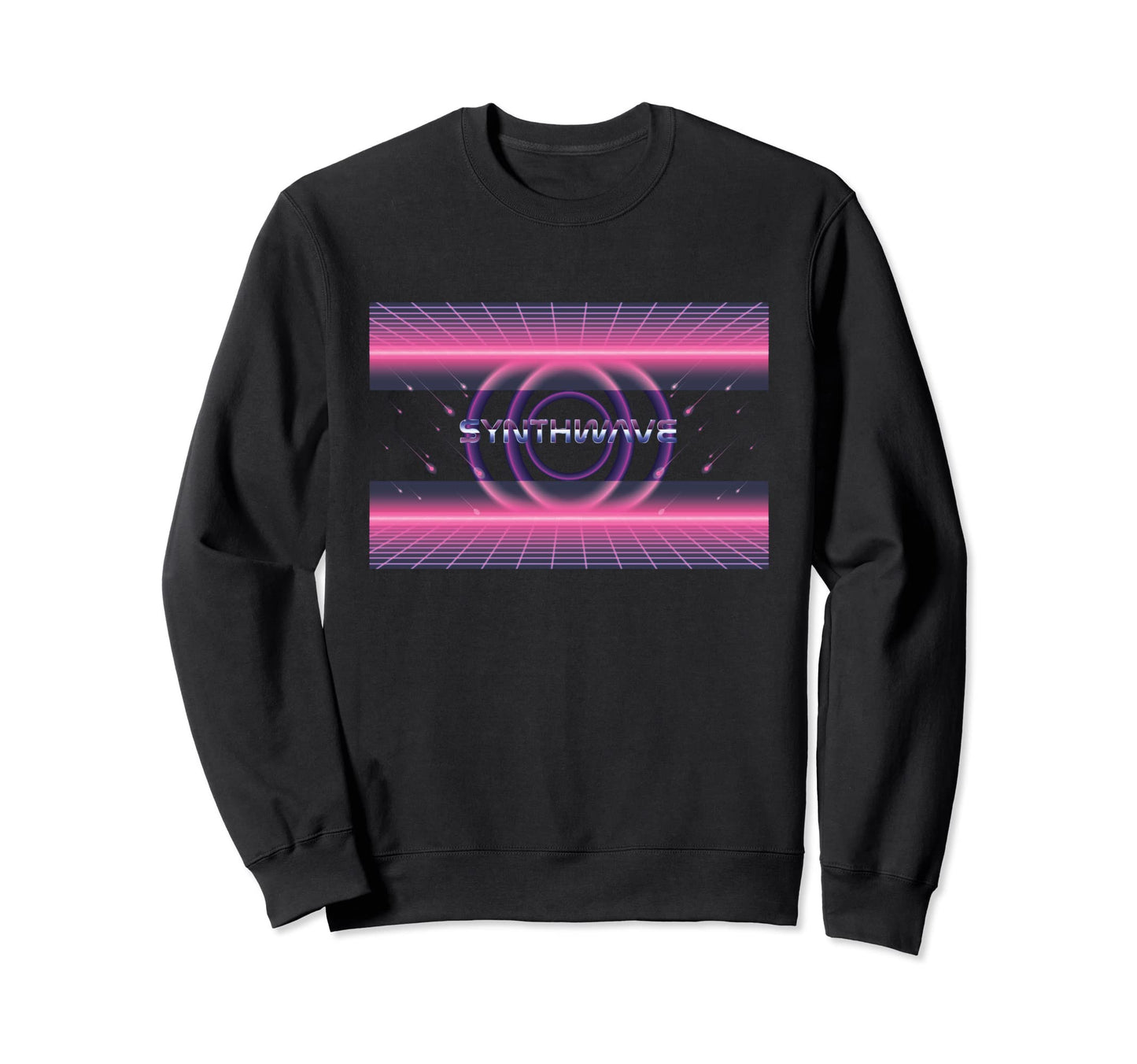 Synthwave Futuresynth Retrowave Sweatshirt - Trendy Graphic Unisex - T-Shirt, Sweatshirt, Hoodie