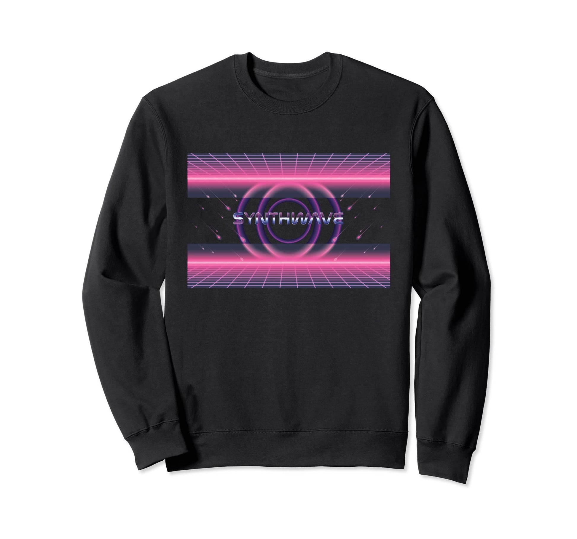 Synthwave Futuresynth Retrowave Sweatshirt - Trendy Graphic Unisex - T-Shirt, Sweatshirt, Hoodie