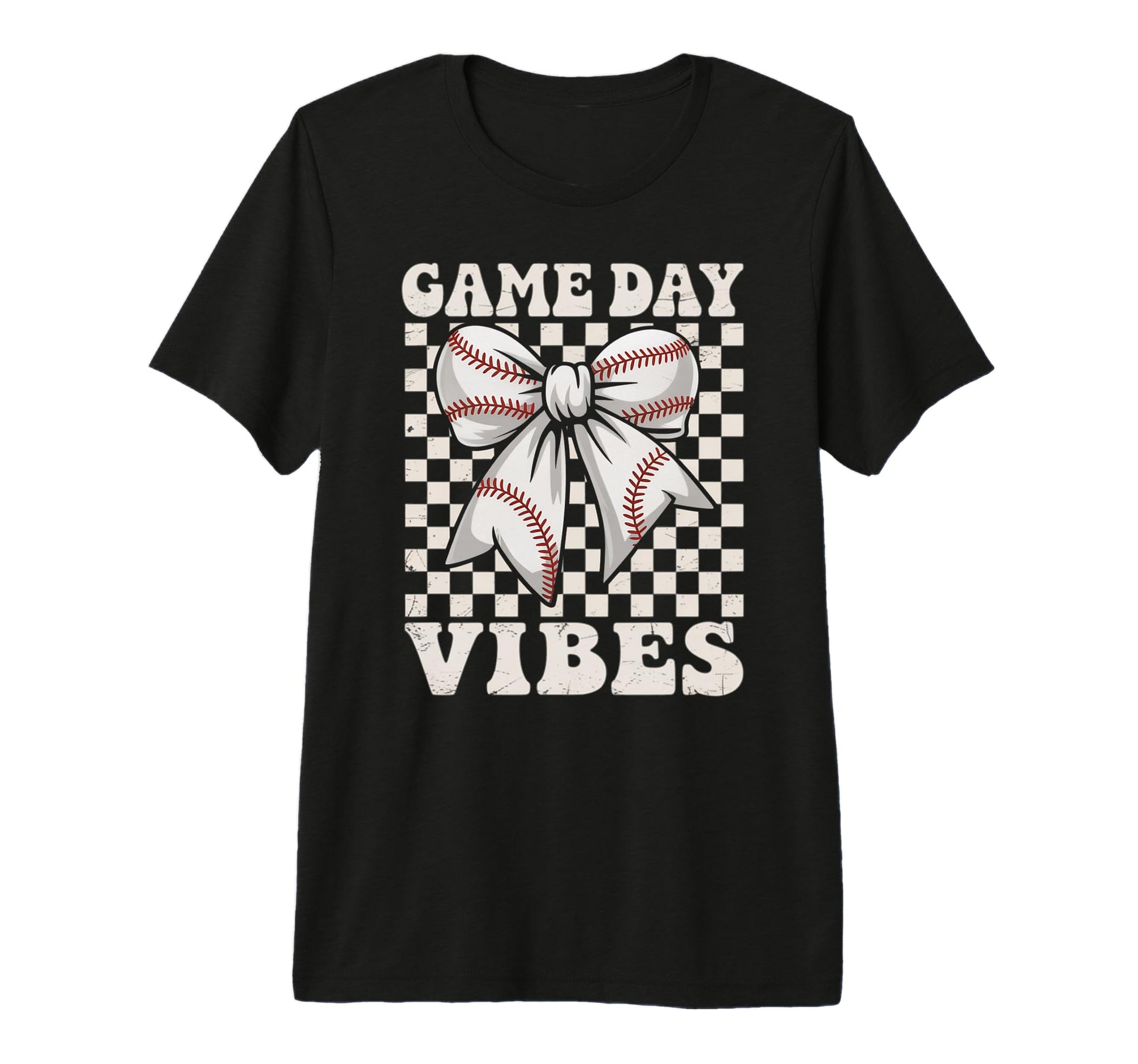 Game Day Vibes Coquette Bow Baseball T-Shirt - Novelty Apparel Men Women - T-Shirt, Sweatshirt, Hoodie