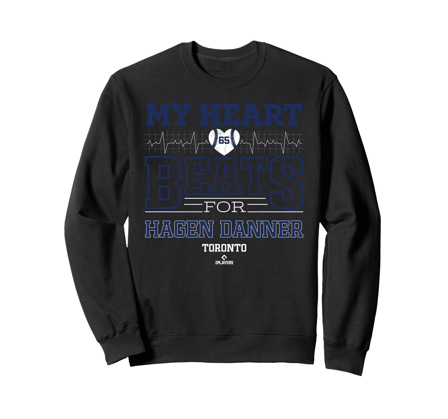 My Heart Beats Hagen Danner Toronto Sweatshirt - Minimalist Print Unisex - T-Shirt, Sweatshirt, Hoodie