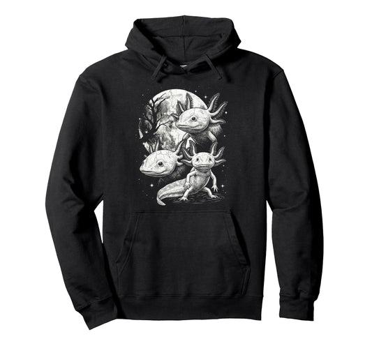 Axolotl 90S Aesthetic Y2K Axolotl Hoodie - Minimalist Print for Adults - T-Shirt, Sweatshirt, Hoodie