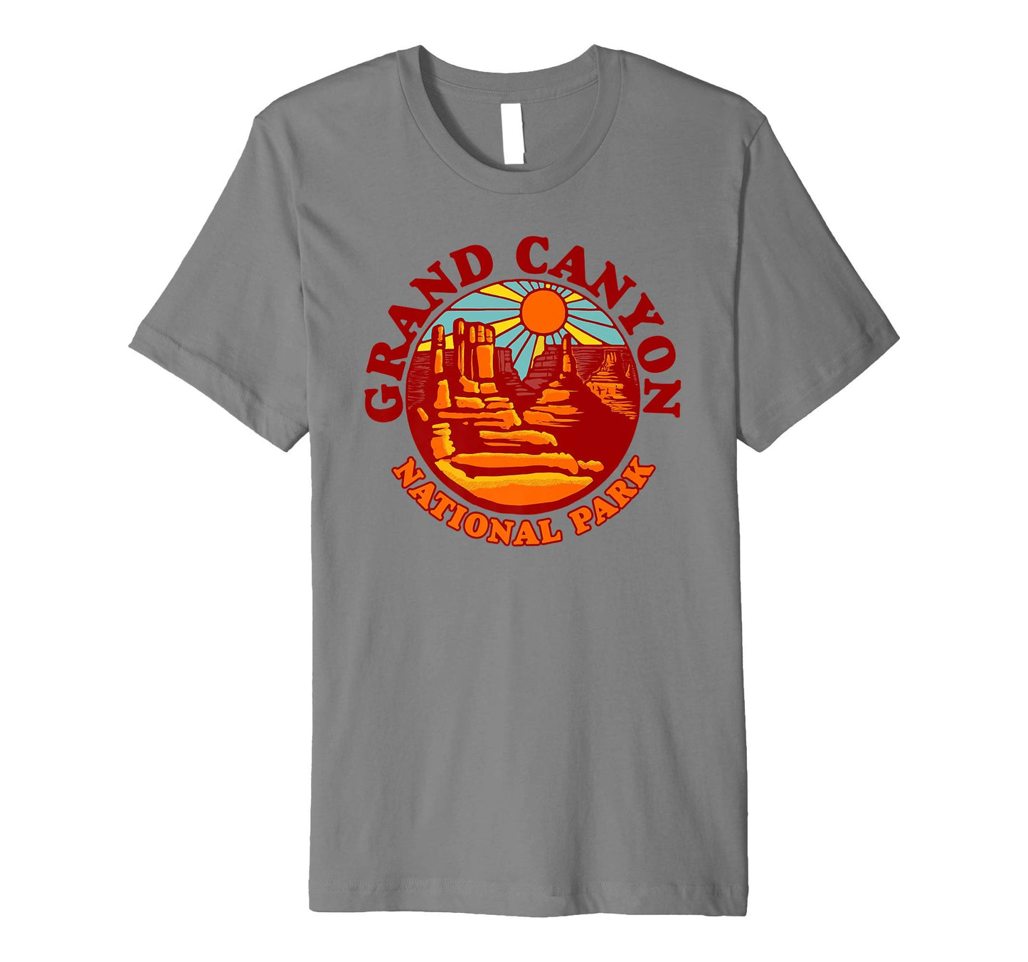 Grand Canyon National Park Arizona 80S T-Shirt - Unique Graphic for Adults - T-Shirt, Sweatshirt, Hoodie