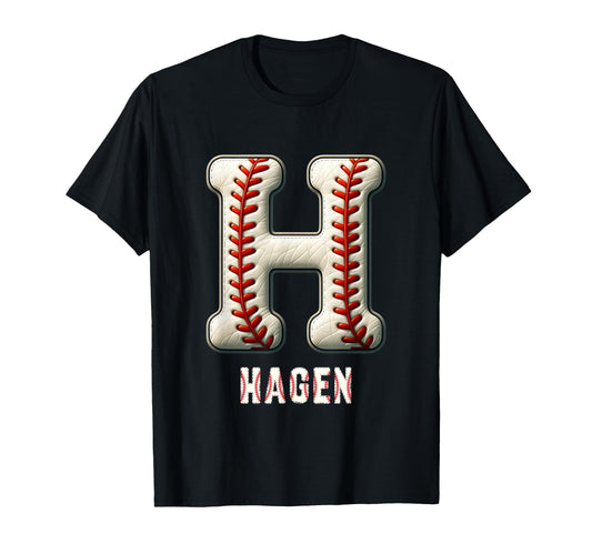 Baseball Home Run Karl Initial Letter T-Shirt - Unique Graphic Men Women - T-Shirt, Sweatshirt, Hoodie