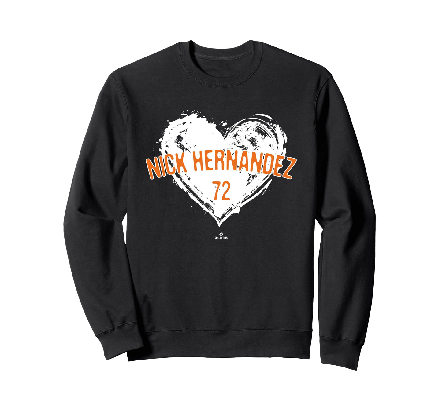 Distressed Heart Nick Hernandez Sweatshirt - Minimalist Print Unisex - T-Shirt, Sweatshirt, Hoodie