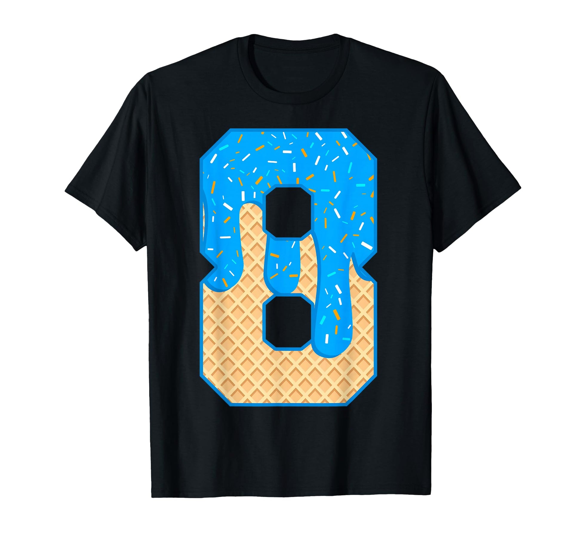 Baseball Drip 8 Year Old Ice T-Shirt - Casual Everyday Wear Men Women - T-Shirt, Sweatshirt, Hoodie