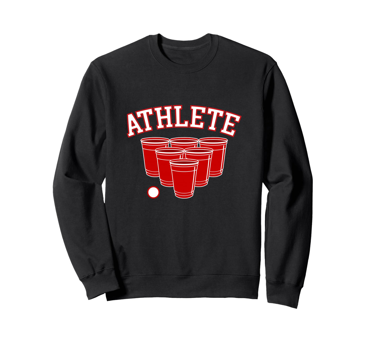 Athlete Party Pong Ball Game Sweatshirt - Aesthetic Graphic Men Women - T-Shirt, Sweatshirt, Hoodie