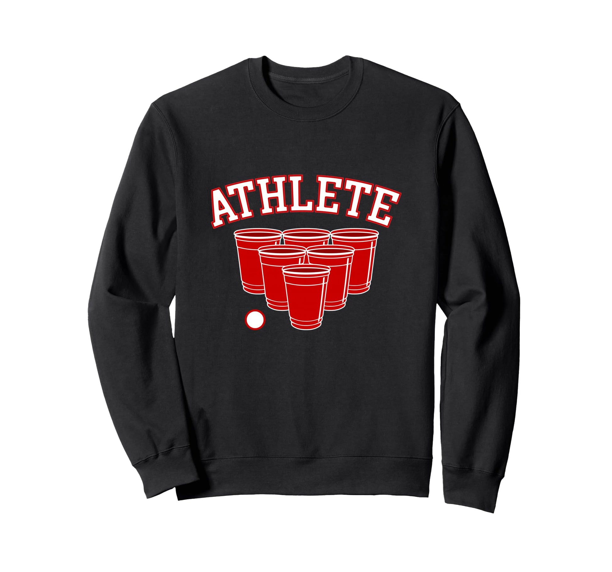 Athlete Party Pong Ball Game Sweatshirt - Aesthetic Graphic Men Women - T-Shirt, Sweatshirt, Hoodie