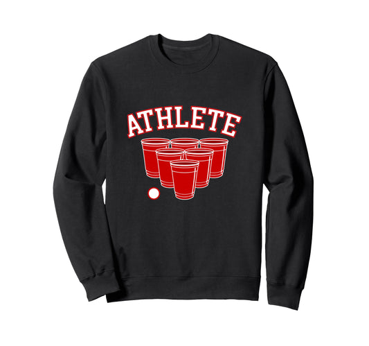 Athlete Party Pong Ball Game Sweatshirt - Aesthetic Graphic Men Women - T-Shirt, Sweatshirt, Hoodie