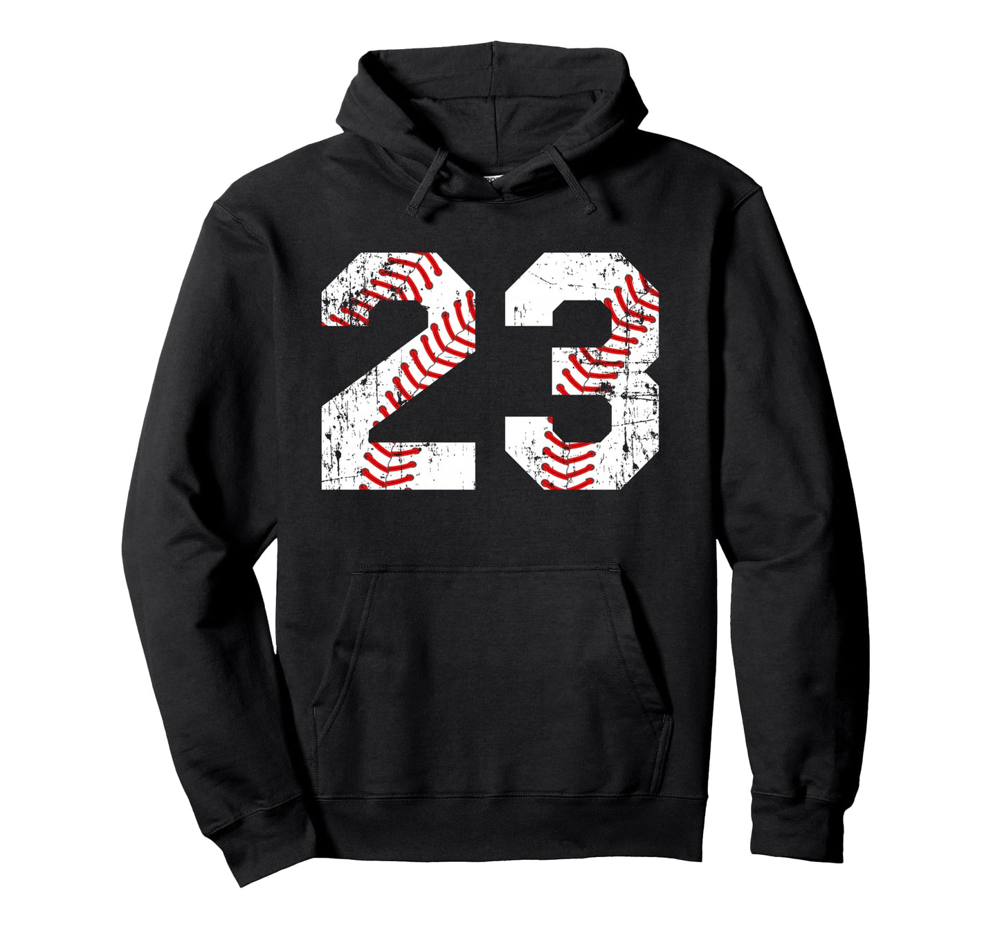 Baseball 23 Jersey Number Hoodie - Trendy Graphic Men Women - T-Shirt, Sweatshirt, Hoodie