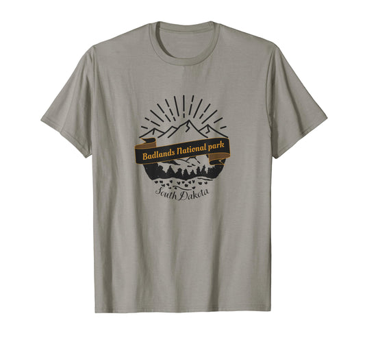 Badlands National Park Vacation T-Shirt - Custom Art Print for Adults - T-Shirt, Sweatshirt, Hoodie