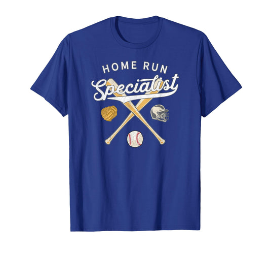 Baseball Home Run Specialist Grand T-Shirt - Minimalist Print for Adults - T-Shirt, Sweatshirt, Hoodie