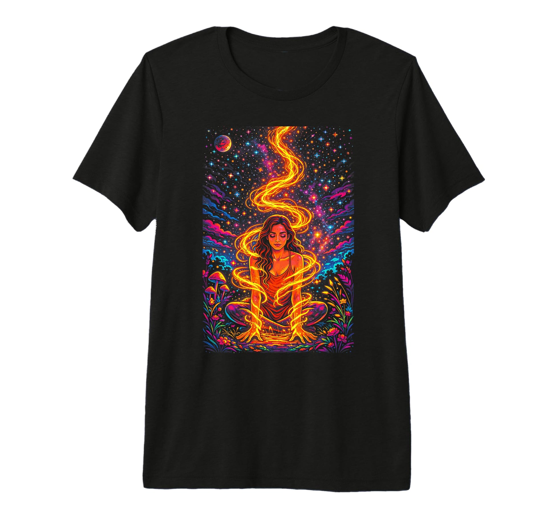 Psychedelic Trippy Galaxy Hippie Tri T-Shirt - Minimalist Print Men Women - T-Shirt, Sweatshirt, Hoodie