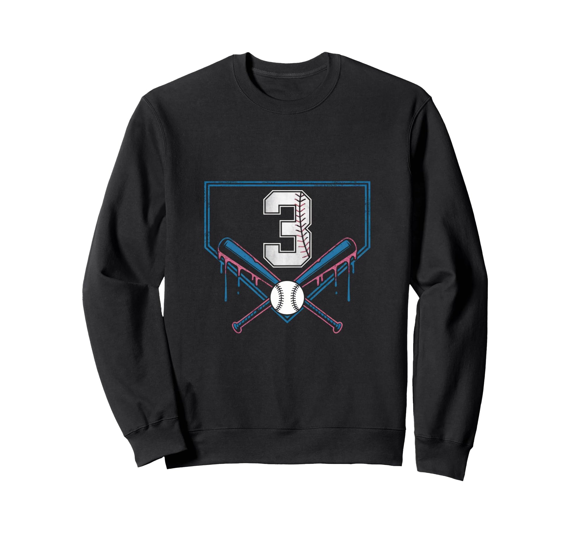 3Th Birthday Baseball Home Ice Cream Sweatshirt - Unique Graphic Unisex - T-Shirt, Sweatshirt, Hoodie