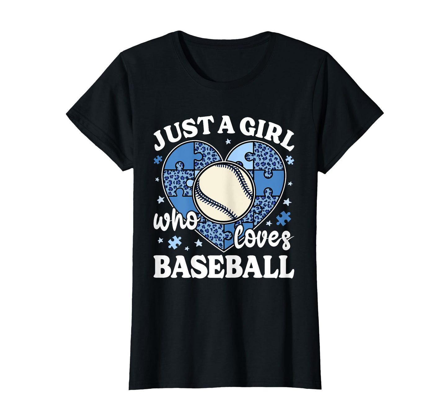 Just Who Loves Baseball Leopard Baseball T-Shirt - Graphic Print Men Women - T-Shirt, Sweatshirt, Hoodie